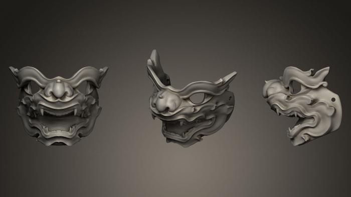 Mask (MS_0172) 3D model for CNC machine
